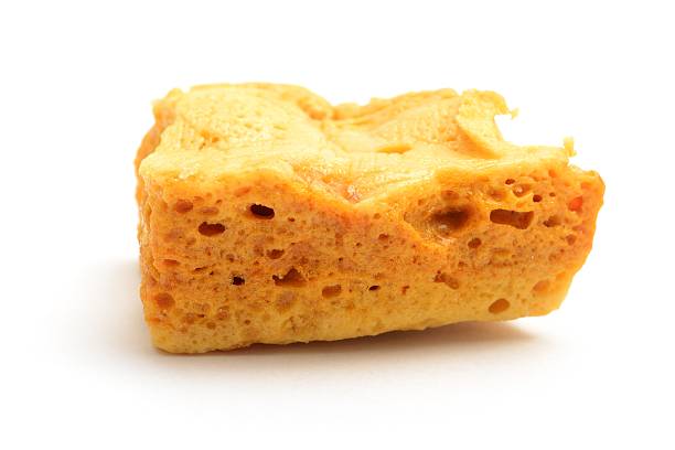 Halloween student recipe Cinder Toffee, aka Honeycomb or Sponge toffee
