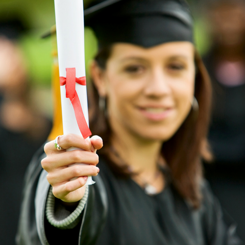 picture shows a Sheffield student graduate