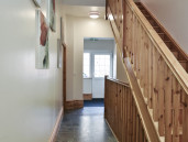 Shared student accommodation in Sheffield, Clarkson House, has shared, spacious hallway. - Thumbnail