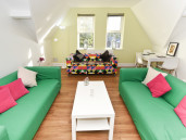 Student apartments to rent off London Road. Priory House has a large living room. - Thumbnail