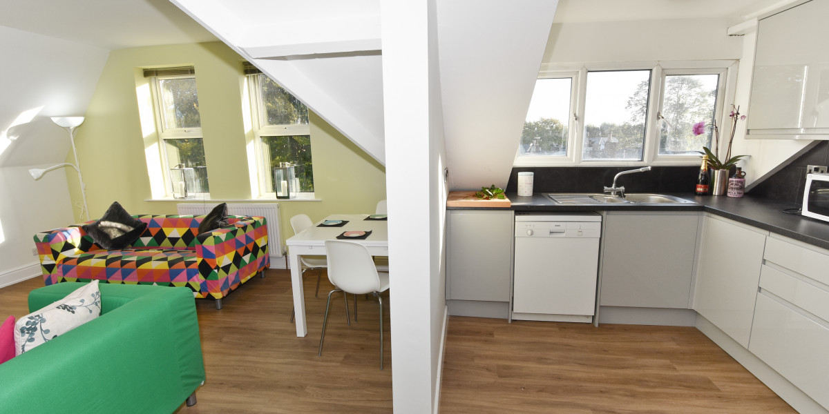 Large airy kitchen and living area in student flat off London Road, Sheffield