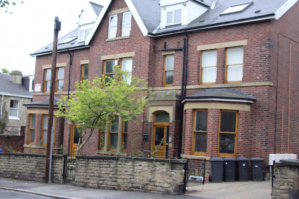 Priory house student flats off London Road in Sheffield