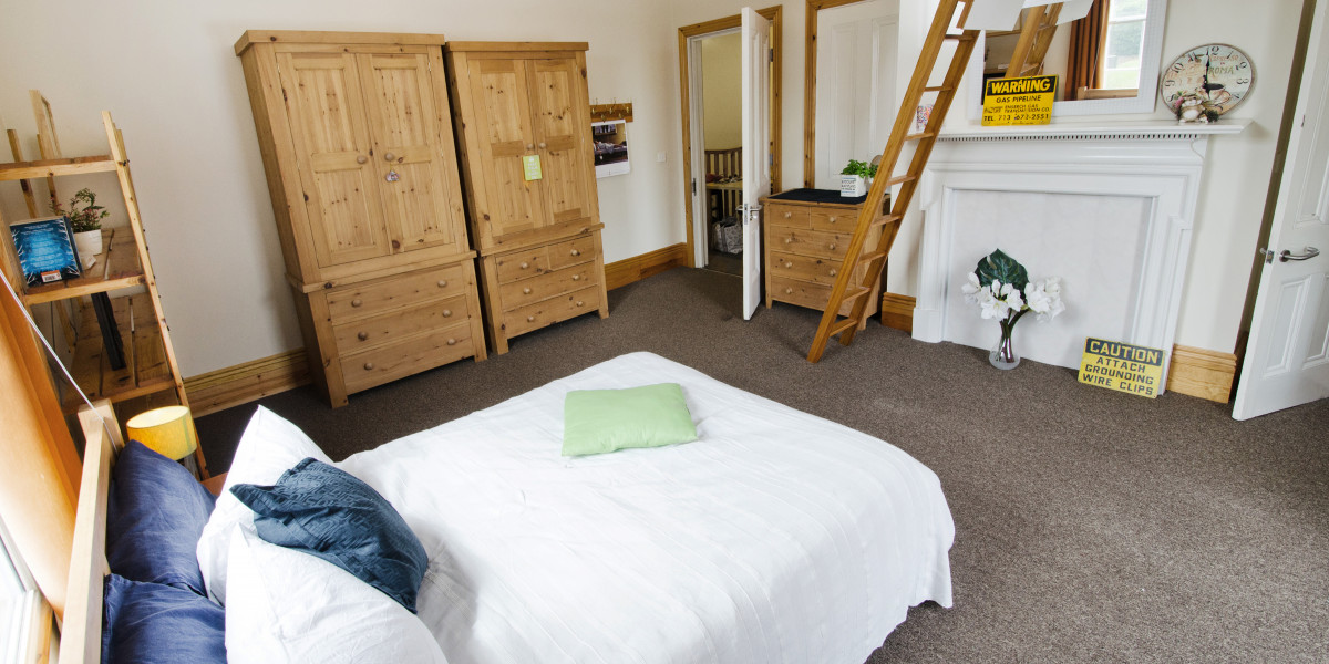 double bed and original features in large student room to rent in Sheffield