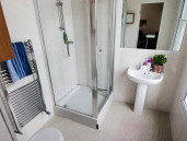 Walk in shower cubicle in student room to rent in Sheffield - Thumbnail