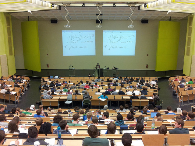 Students in lecture hall