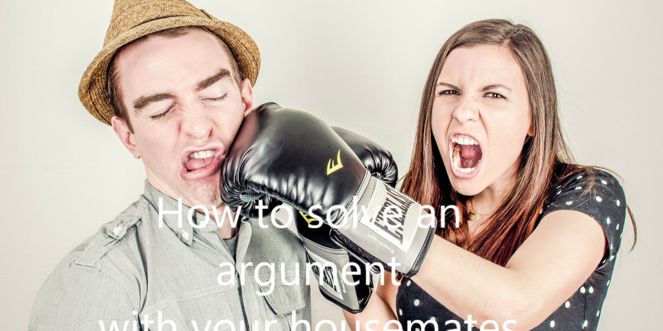 student Housemates fighting and arguing