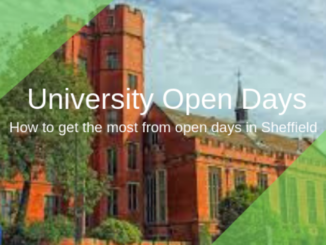 Sheffield university open days.