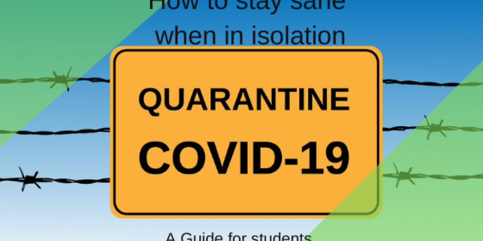 How to stay sane in isolation