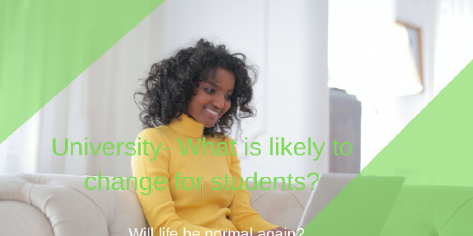 Student distance learning on a laptop