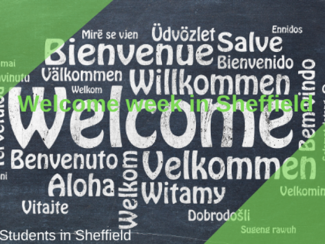 Welcome week in Sheffield