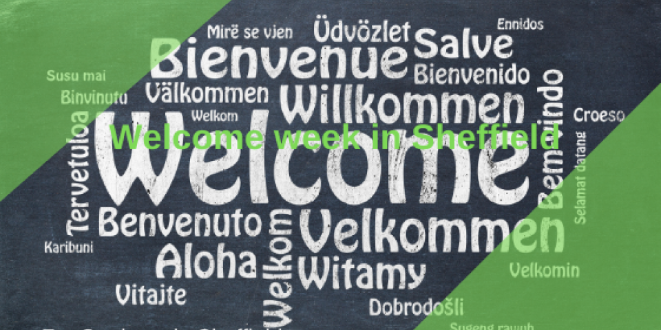 Welcome week in Sheffield