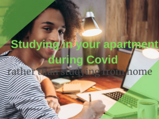 Studying from your apartment during covid